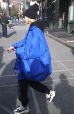 HAILEY BIEBER Out in New York 01/28/2019