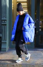 HAILEY BIEBER Out in New York 01/28/2019