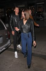 HAILEY CLAUSON and Jullien Herrera Night Out in West Hollywood 02/09/2019