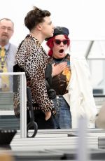 HALSEY and Yungblud at Airport in Adelaide 02/13/2019