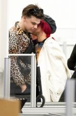 HALSEY and Yungblud at Airport in Adelaide 02/13/2019