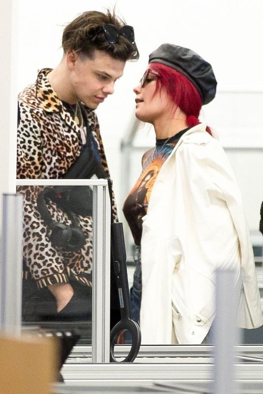 HALSEY and Yungblud at Airport in Adelaide 02/13/2019