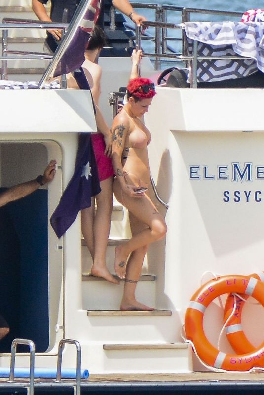 HALSEY at a Yacht on Sydney Harbour 02/17/2019
