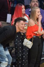 HALSEY at Lakers Game in Los Angeles 02/27/2019