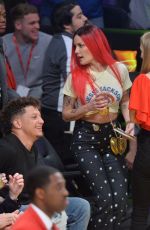 HALSEY at Lakers Game in Los Angeles 02/27/2019