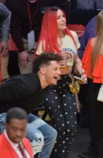 HALSEY at Lakers Game in Los Angeles 02/27/2019