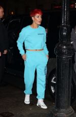 HALSEY Shows off Red Hairdo at SNL Cast Dinner in New York 02/05/2019