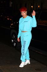 HALSEY Shows off Red Hairdo at SNL Cast Dinner in New York 02/05/2019