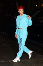 HALSEY Shows off Red Hairdo at SNL Cast Dinner in New York 02/05/2019