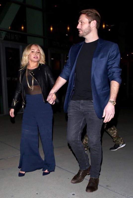 HAYDEN PANETTIERE and Brian Hickerson Night Out in Hollywood 01/31/2019