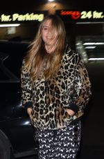 HEIDI KLUM Arrives at Greenwich Hotel in New York 02/05/2019