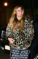 HEIDI KLUM Arrives at Greenwich Hotel in New York 02/05/2019