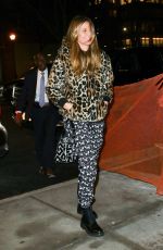 HEIDI KLUM Arrives at Greenwich Hotel in New York 02/05/2019