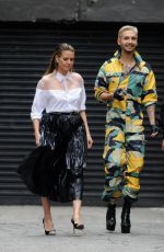 HEIDI KLUM Arrives on the Set of Germany