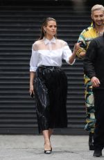 HEIDI KLUM Arrives on the Set of Germany
