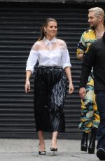 HEIDI KLUM Arrives on the Set of Germany