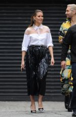 HEIDI KLUM Arrives on the Set of Germany