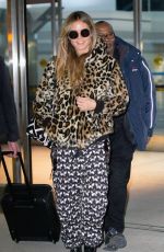 HEIDI KLUM at JFK Airpoirt in New York 02/05/2019