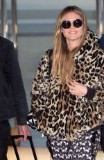 HEIDI KLUM at JFK Airpoirt in New York 02/05/2019