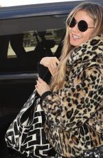 HEIDI KLUM at Los Angeles International Airport 02/05/2019