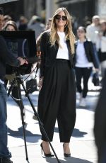 HEIDI KLUM on the Set of Germany