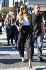 HEIDI KLUM on the Set of Germany