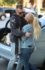 HEIDI MONTAG and Spencer Pratt Out for Lunch in West Hollywood 02/08/2019