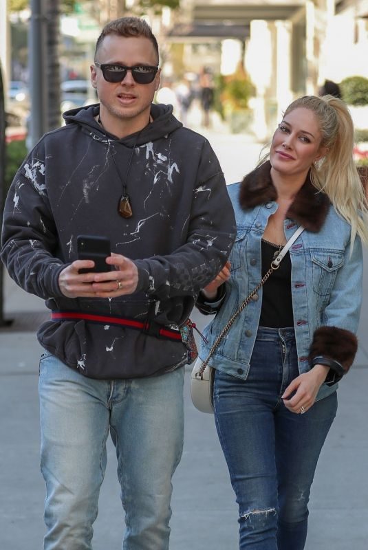 HEIDI MONTAG and Spencer Pratt Out for Lunch in West Hollywood 02/08/2019