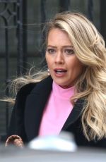 HILARY DUFF and SUTTON FOSTER on the Set of Younger in New York 02/26/2019