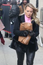 HILARY DUFF and SUTTON FOSTER on the Set of Younger in New York 02/26/2019