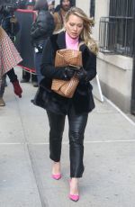 HILARY DUFF and SUTTON FOSTER on the Set of Younger in New York 02/26/2019