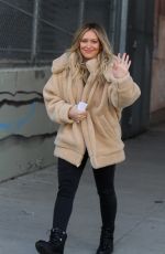 HILARY DUFF on the Set of Younger in New York 02/25/2019