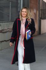 HILARY DUFF on the Set of Younger in New York 02/25/2019