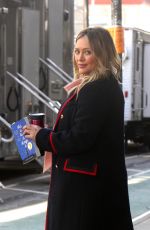 HILARY DUFF on the Set of Younger in New York 02/25/2019