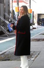 HILARY DUFF on the Set of Younger in New York 02/25/2019