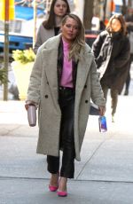 HILARY DUFF on the Set of Younger in New York 02/26/2019