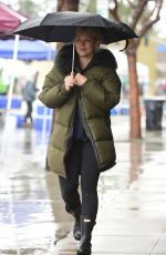 HILARY DUFF Out and About in Studio City 02/03/2019