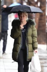 HILARY DUFF Out and About in Studio City 02/03/2019