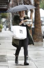 HILARY DUFF Out and About in Studio City 02/03/2019