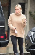 HILARY DUFF Out for Coffee in Los Angeles 02/02/2019