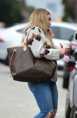 HILARY DUFF Out for Coffee in Sherman Oaks 02/13/2019