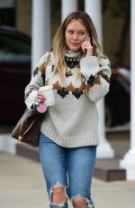 HILARY DUFF Out for Coffee in Sherman Oaks 02/13/2019