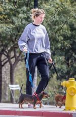 IRELAND BALDWIN Out with Her Dogs in Santa Monica 02/15/2019