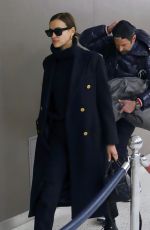 IRINA SHAYK and Bradley Cooper at JFK Airport in New York 02/07/2019