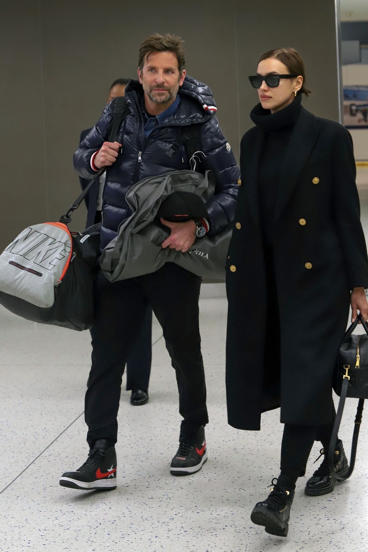 IRINA SHAYK and Bradley Cooper at JFK Airport in New York 02/07/2019 – HawtCelebs1200 x 1800