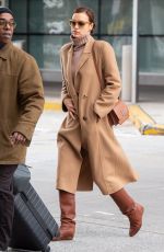 IRINA SHAYK at JFK Airport in New York 02/12/2019