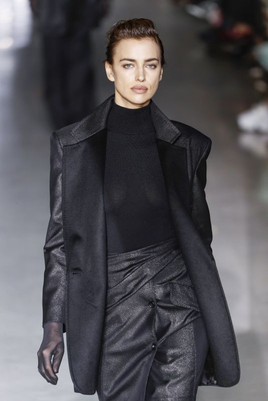IRINA SHAYK at Max Mara runway Show at Milan Fashion Week 02/21/2019
