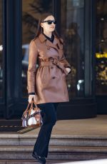 IRINA SHAYK Out and About in Milan 02/22/2019