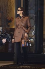 IRINA SHAYK Out and About in Milan 02/22/2019
