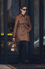 IRINA SHAYK Out and About in Milan 02/22/2019